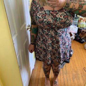 Forever 21 Floral Skater Dress